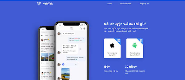 HelloTalk là nền tảng trực tuyến tốt nhất để trò chuyện với người nước ngoài và học ngôn ngữ