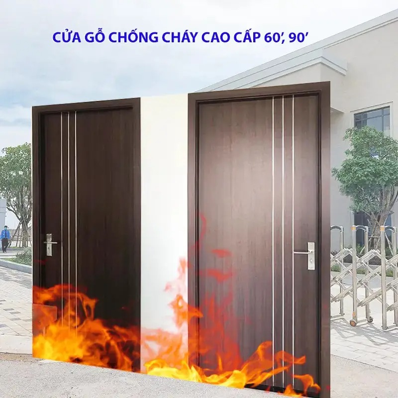 Đặc điểm của cửa gỗ chống cháy