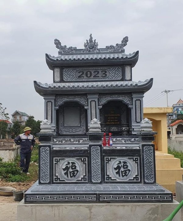 Mẫu mộ đôi đá phổ biến