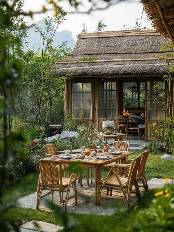 Bàn ghế cafe giá tốt với thiết kế đơn giản cho không gian ngoài trời