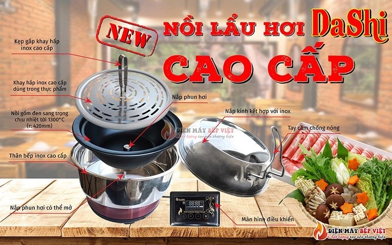 Hấp rau củ quả giữ nguyên màu sắc, vị ngọt và vitamin