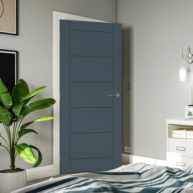 Cửa gỗ phòng ngủ gia đình hiện đại