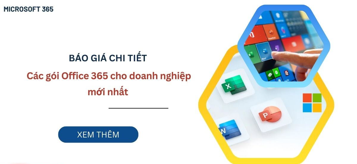 Gói Office 365 bản quyền năm dành cho doanh nghiệp nhỏ
