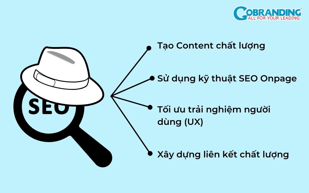 Chiến lược SEO mũ trắng tuân thủ nguyên tắc công cụ tìm kiếm