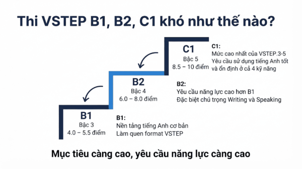 Độ khó thi VSTEP C1