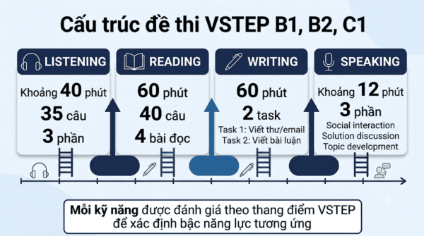 Cấu trúc đề thi VSTEP
