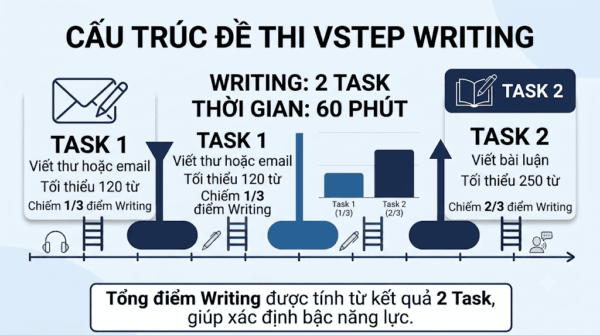 Cấu trúc đề thi VSTEP Writing