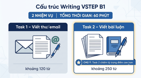 Cấu trúc Writing VSTEP B1
