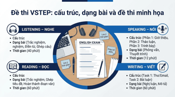 Cấu trúc đề thi VSTEP