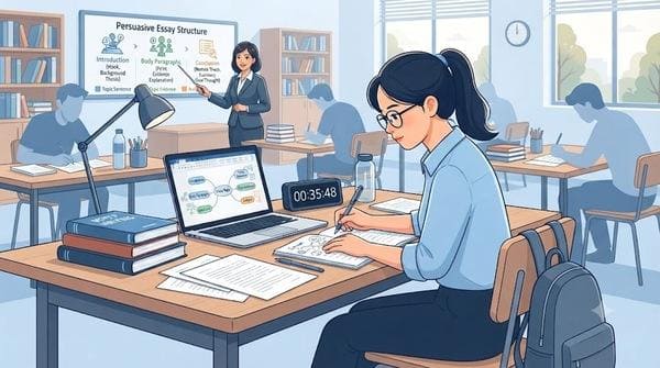 Thí sinh đang thực hiện B1 VSTEP 