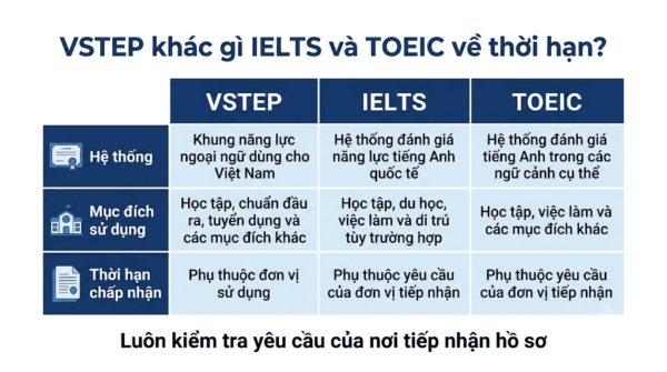 Sự khác nhau giữa các chứng chỉ