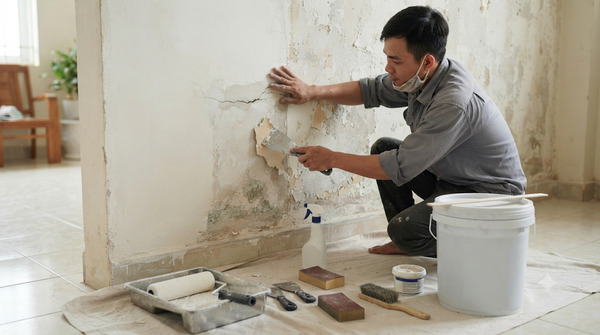 Xử lý nứt, thấm và nấm mốc